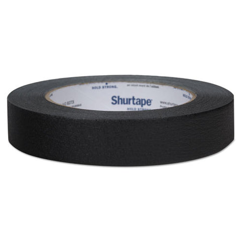 Color Masking Tape, .94" x 60 yds, Black, Sold as 1 Roll