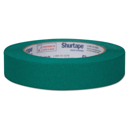 Color Masking Tape, .94" x 60 yds, Green, Sold as 1 Roll