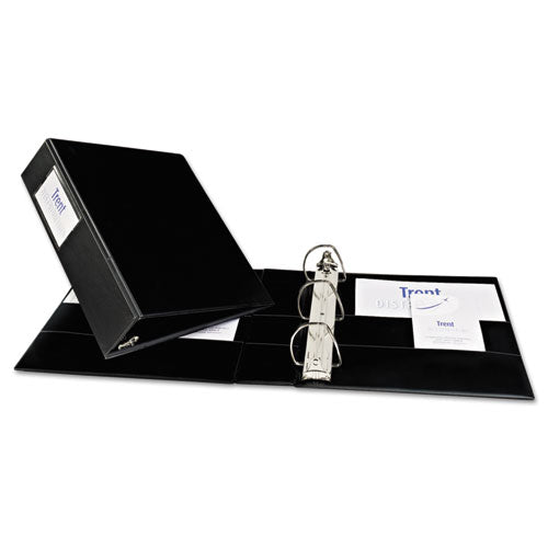 Avery - Durable Slant Ring Reference Binder With Label Holder, 2-inch Capacity, Black, Sold as 1 EA