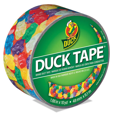 Colored Duct Tape, 9 mil, 1.88" x 10 yds, 3" Core, Gummy Bears, Sold as 1 Roll