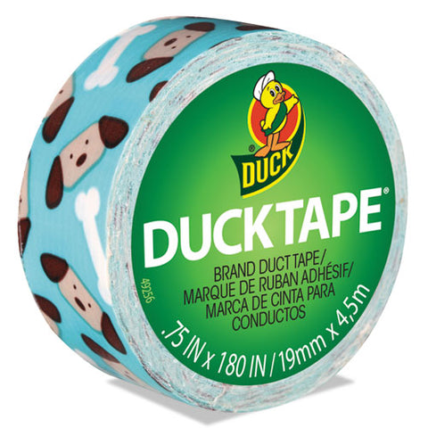 Ducklings DuckTape, 9 mil, 3/4" x 180", Dog Bone, Sold as 1 Roll