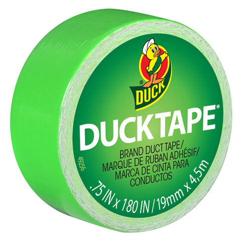 Ducklings DuckTape, 9 mil, 3/4" x 180", Lime, Sold as 1 Roll