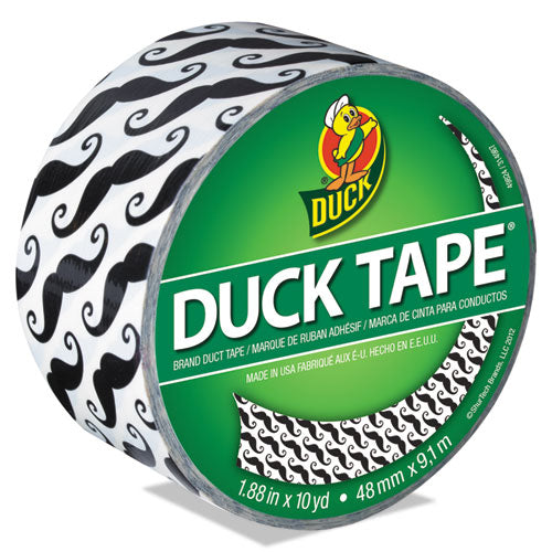 Colored Duct Tape, 9 mil, 1.88" x 15 yds, 3" Core, Mustache, Sold as 1 Roll