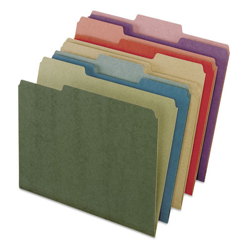 Earthwise Recycled File Folders, 1/3 Top Tab, Letter, Assorted Colors, 50/Box, Sold as 1 Box, 50 Each per Box 
