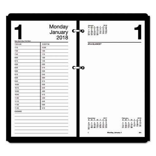 Large Desk Calendar Refill, 4 1/2 x 8, White, 2016, Sold as 1 Each