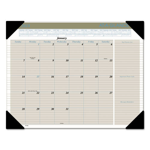 Visual Organizer - visual Organizer Recycled Executive Desk Pad, 22-inch x 17-inch, Sold as 1 EA