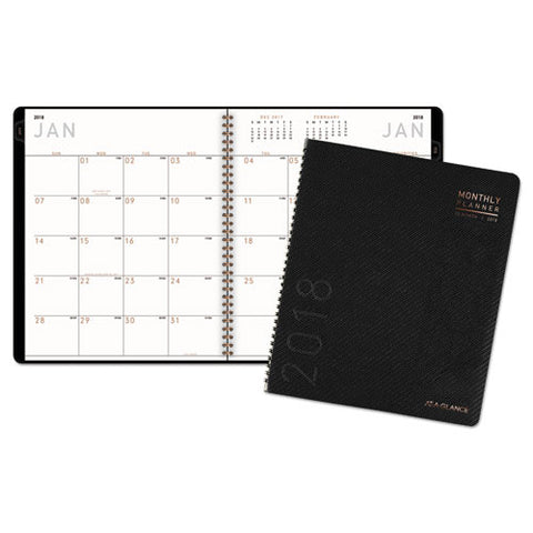 AT-A-GLANCE - Monthly Planner, 9 x 11, Graphite, Sold as 1 EA