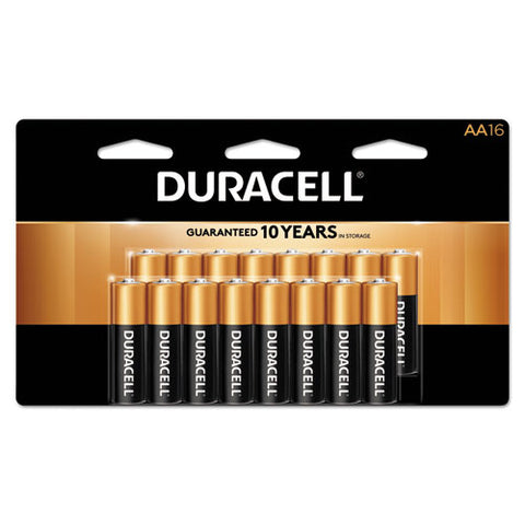 CopperTop Alkaline Batteries with Duralock Power Preserve Technology, AA, 16/Pk, Sold as 1 Package