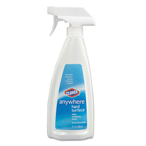 Anywhere Hard Surface Sanitizing Spray, 22oz Spray Bottle, 9/Carton, Sold as 1 Carton, 9 Each per Carton 