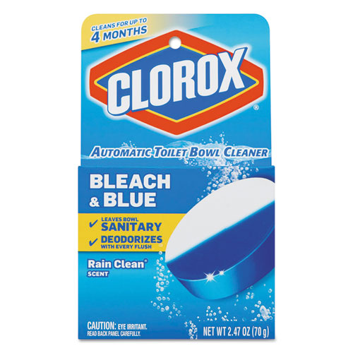 Bleach & Blue Automatic Toilet Bowl Cleaner, Rain Clean, 2.47oz Tablet, Sold as 1 Each