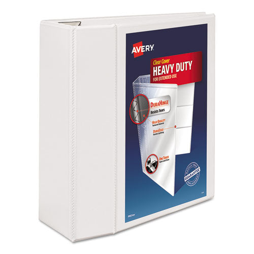 Avery - Nonstick Heavy-Duty EZD Reference View Binder, 5-inch Capacity, White, Sold as 1 EA
