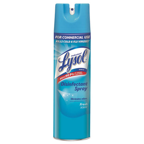 Professional LYSOL Brand - Disinfectant Spray, Fresh, 19 oz. Aerosol, 12/Carton, Sold as 1 CT