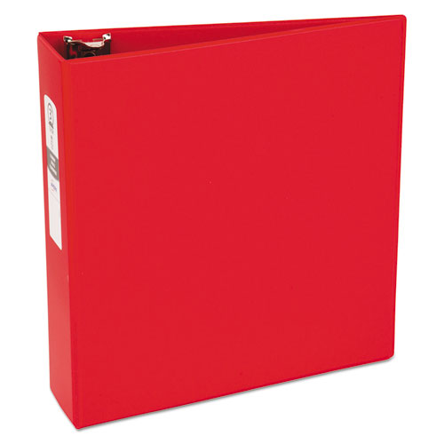 Avery - Economy Round Ring Reference Binder, 3-inch Capacity, Red, Sold as 1 EA