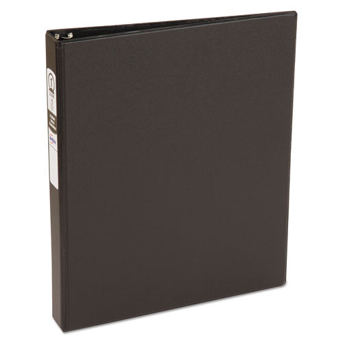 Avery - Economy Round Ring Reference Binder, 1-inch Capacity, Black, Sold as 1 EA