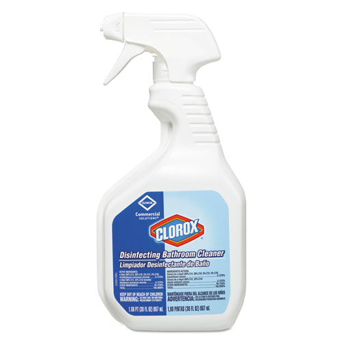 Disinfecting Bathroom Cleaner, Citrus, 30oz Spray Bottle, 9/Carton, Sold as 1 Carton, 9 Each per Carton 