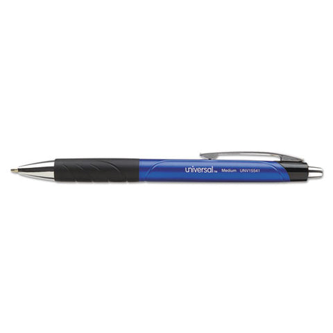 Advanced Ink Retractable Ballpoint Pen, Blue Ink, Blue, 1mm, Dozen, Sold as 1 Dozen