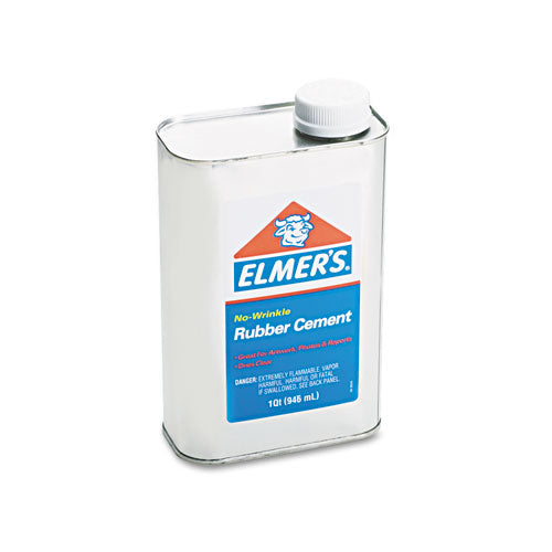 Elmer's - Rubber Cement, Repositionable, 1 qt, Sold as 1 EA