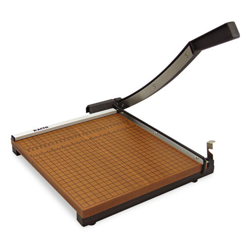 X-ACTO - Wood Base Guillotine Trimmer, 12 Sheets, Wood Base, 12-inch x 12-inch, Sold as 1 EA
