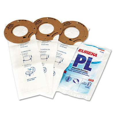 Eureka Replacement Vacuum Bags for Maxima Lightweight, 3/Pack, Sold as 1 Package