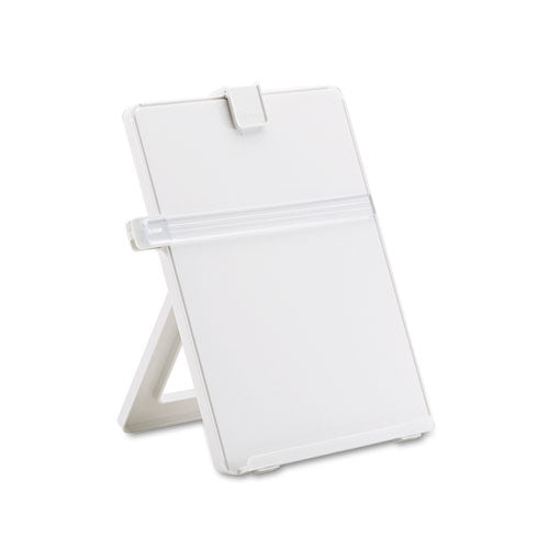 Fellowes - Non-Magnetic Letter-Size Desktop Copyholder, Plastic, Platinum, Sold as 1 EA