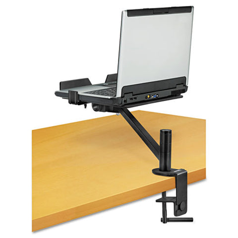 Fellowes - Designer Suites Laptop Arm, 9 1/4-inch x 13-inch x 28-inch, Black, Sold as 1 EA