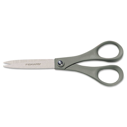 Double Thumb Scissors, 7 in. Length, Gray, Stainless Steel, Sold as 1 Each