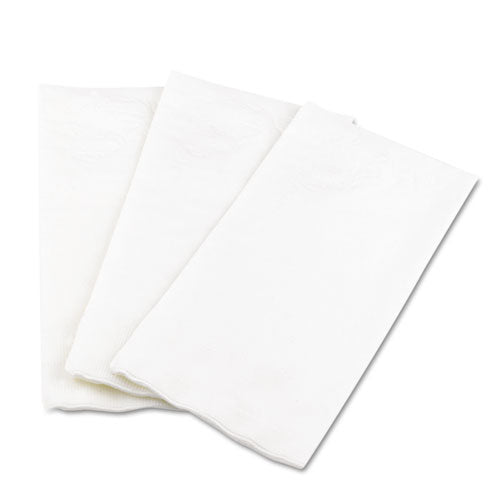 1/8 Fold Dinner Napkins, 15 x 16, White, 100/Pack, Sold as 1 Package