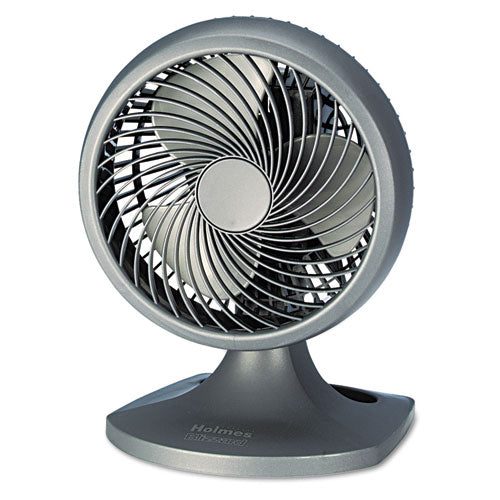 Blizzard 9" Three-Speed Oscillating Table/Wall Fan, Charcoal, Sold as 1 Each