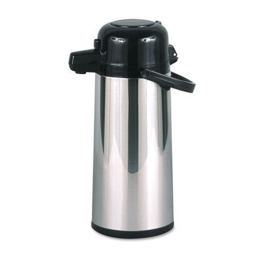 Hormel - Commercial Grade 2.2 Liter Airpot, w/Push-Button Pump, Stainless Steel, Sold as 1 EA