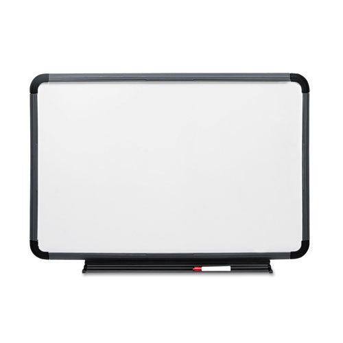 Iceberg - Ingenuity Dry Erase Board, Resin Frame with Tray, 36 x 24, Charcoal, Sold as 1 EA
