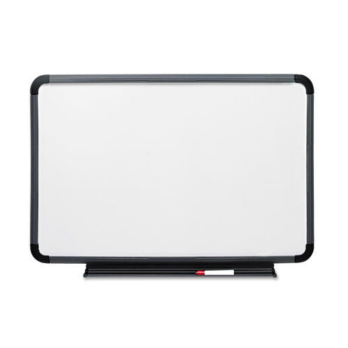 Iceberg - Ingenuity Dry Erase Board, Resin Frame with Tray, 66 x 42, Charcoal, Sold as 1 EA