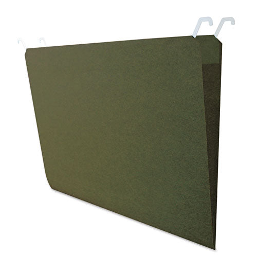 find It - Hanging File Folders with Innovative Top Rail, Legal, Green, 20/Pack, Sold as 1 PK
