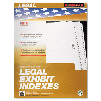 80000 Series Legal Index Dividers, Side Tab, Printed "Exhibit D", 25/Pack, Sold as 1 Package