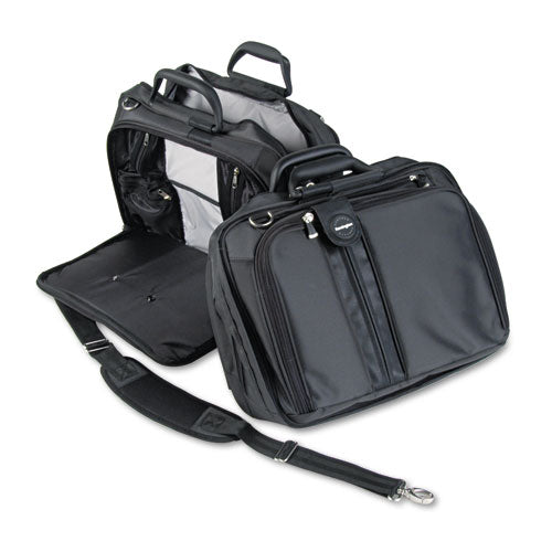 Kensington - Contour 15-inch Laptop Carrying Case, Nylon, 16-1/2 x 6-1/2 x 12-1/2, Black, Sold as 1 EA