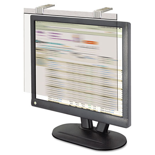 Kantek - LCD Protect Acrylic Monitor Filter w/Privacy Screen,17-18 Monitor, Silver, Sold as 1 EA