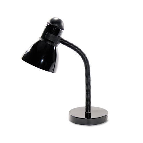 Ledu - Advanced Style Incandescent Gooseneck Desk Lamp, Black, 16 Inches High, Sold as 1 EA