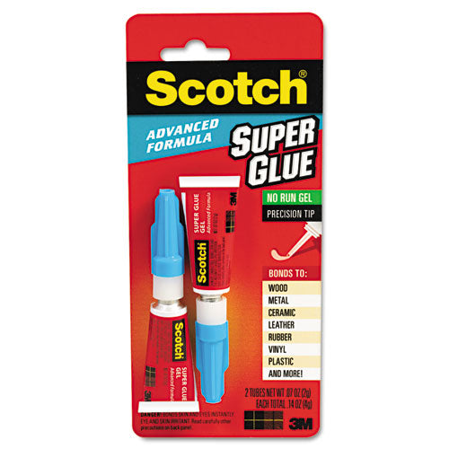 Scotch - Scotch Single Use Super Glue, 1/2 Gram Tube, Liquid, Sold as 1 PK