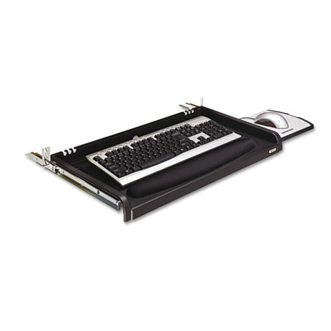 3M - Underdesk Keyboard Drawer, 23 x 14, Black, Sold as 1 EA
