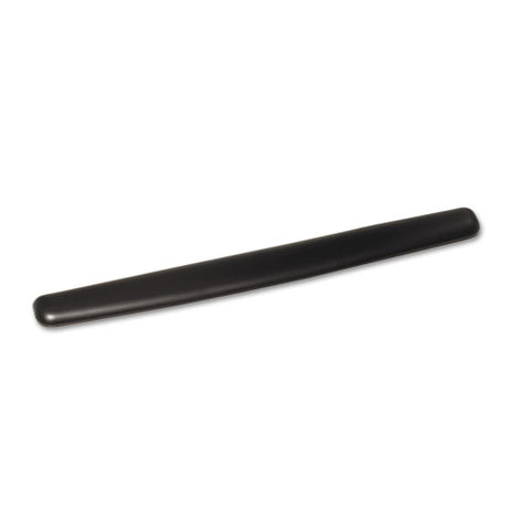3M - Gel Thin Wrist Rest, Extended Length, Black Leatherette, Sold as 1 EA