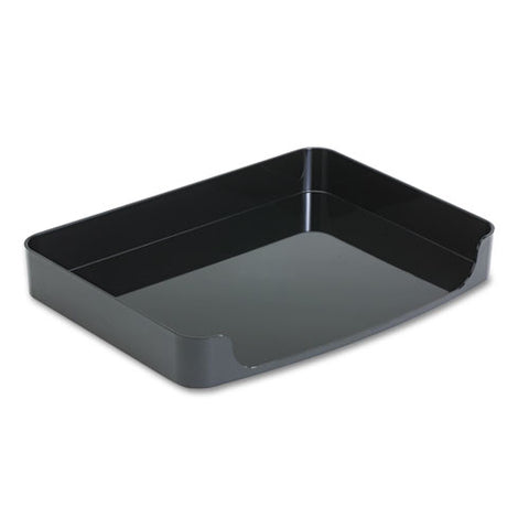 2200 Series Side-Loading Desk Tray, Plastic, 8 1/2 x 11, Black, Sold as 1 Each