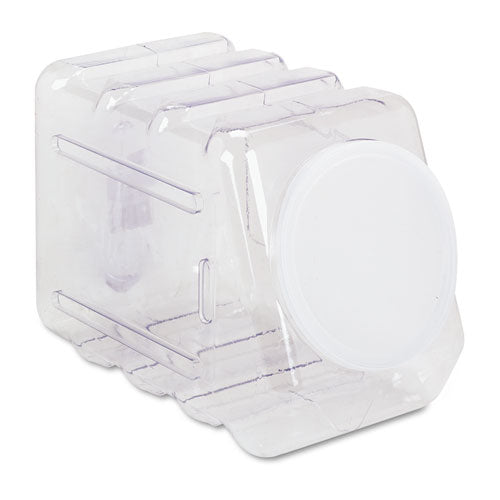 Pacon - Interlocking Storage Container with Lid, Clear Plastic, Sold as 1 EA