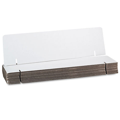 Pacon - Spotlight Corrugated Presentation Headers Display, 36 x 9 1/2, White, 24/Carton, Sold as 1 CT