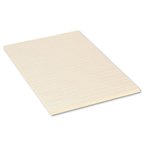 Pacon - Manila Tag Chart Paper, Ruled, 24 x 36, White, 100 Sheets/Pad, Sold as 1 EA