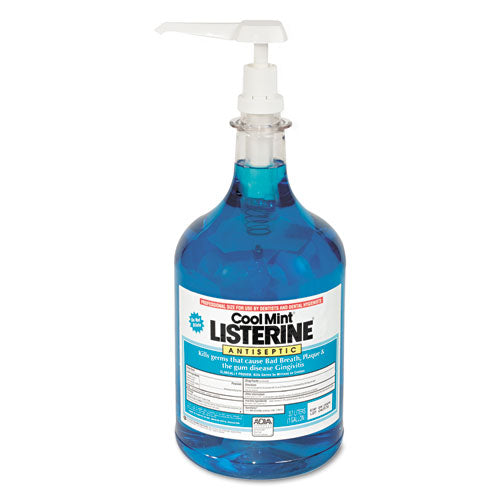 Listerine Cool Mint Mouthwash, 1 Gallon Pump, Sold as 1 Each