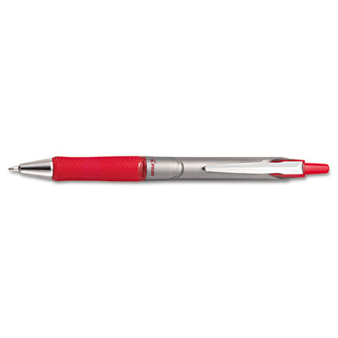 Acroball Pro Ball Point Retractable Pen, Red Ink, 1mm, Dozen, Sold as 1 Dozen