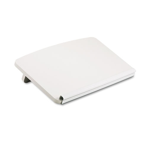 Safco - Ergo-Comfort Read/Write Freestanding Desktop Copy Stand, Wood, Gray, Sold as 1 EA