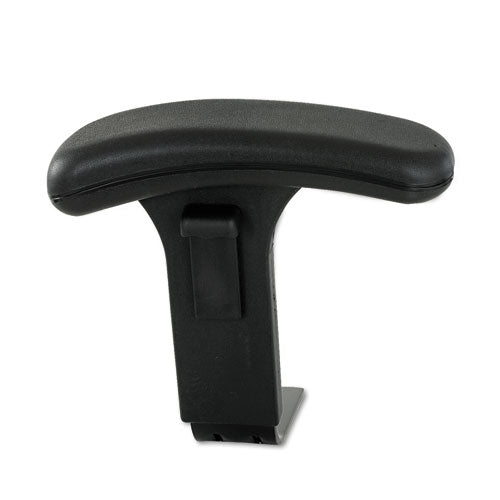 Safco - Height-Adjustable T-Pad Arms for Uber Big & Tall Series Chairs, Black, Sold as 1 PR