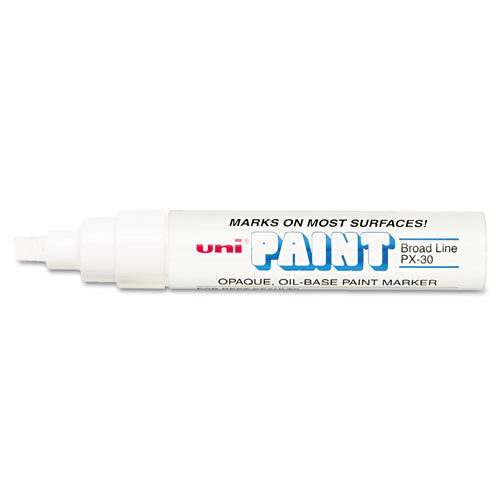 Sanford - uni-Paint Marker, Broad Tip, White, Sold as 1 EA