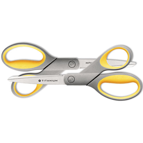 Westcott - Titanium Bonded Scissors, 8-inch Length, 3-1/2-inch Cut, 2/Pack, Sold as 1 PK