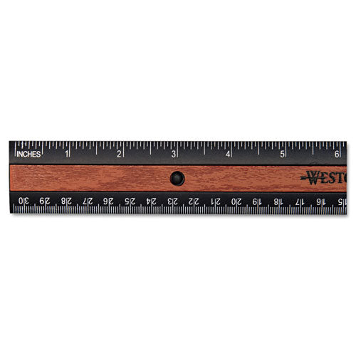 Westcott - 12-inch Recycled Ruler with Microban Antimicrobial Product Protection, Sold as 1 EA